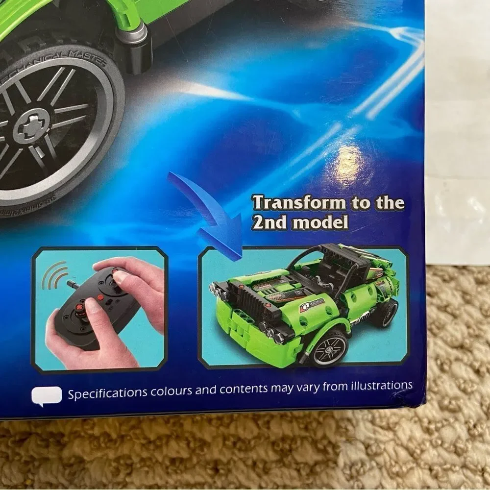 Brand New AO Kesi 2 in 1 Mechanical Masters Brick‎ Building Toy RC Car